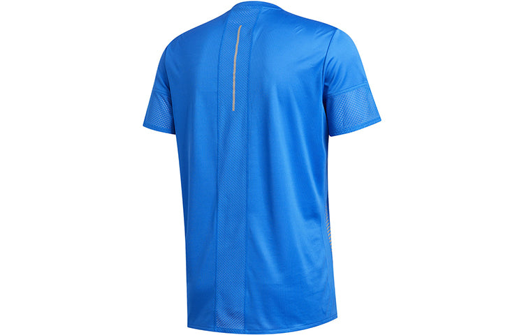 Men's adidas 25/7 Tee Runr Running Short Sleeve Blue GI4593
