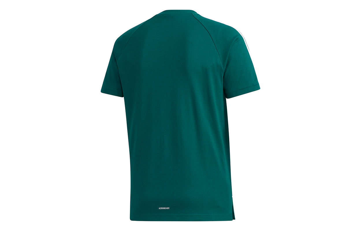 adidas neo M Essential 3-Stripes TEE - Green GJ8914