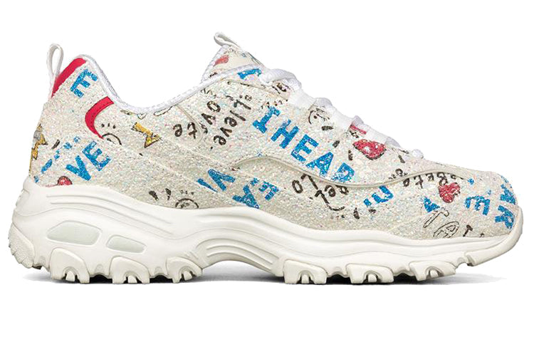 (WMNS) Skechers D'Lites 1.0 Low-Top Daddy Shoes Multi-Color 149252-WMLT