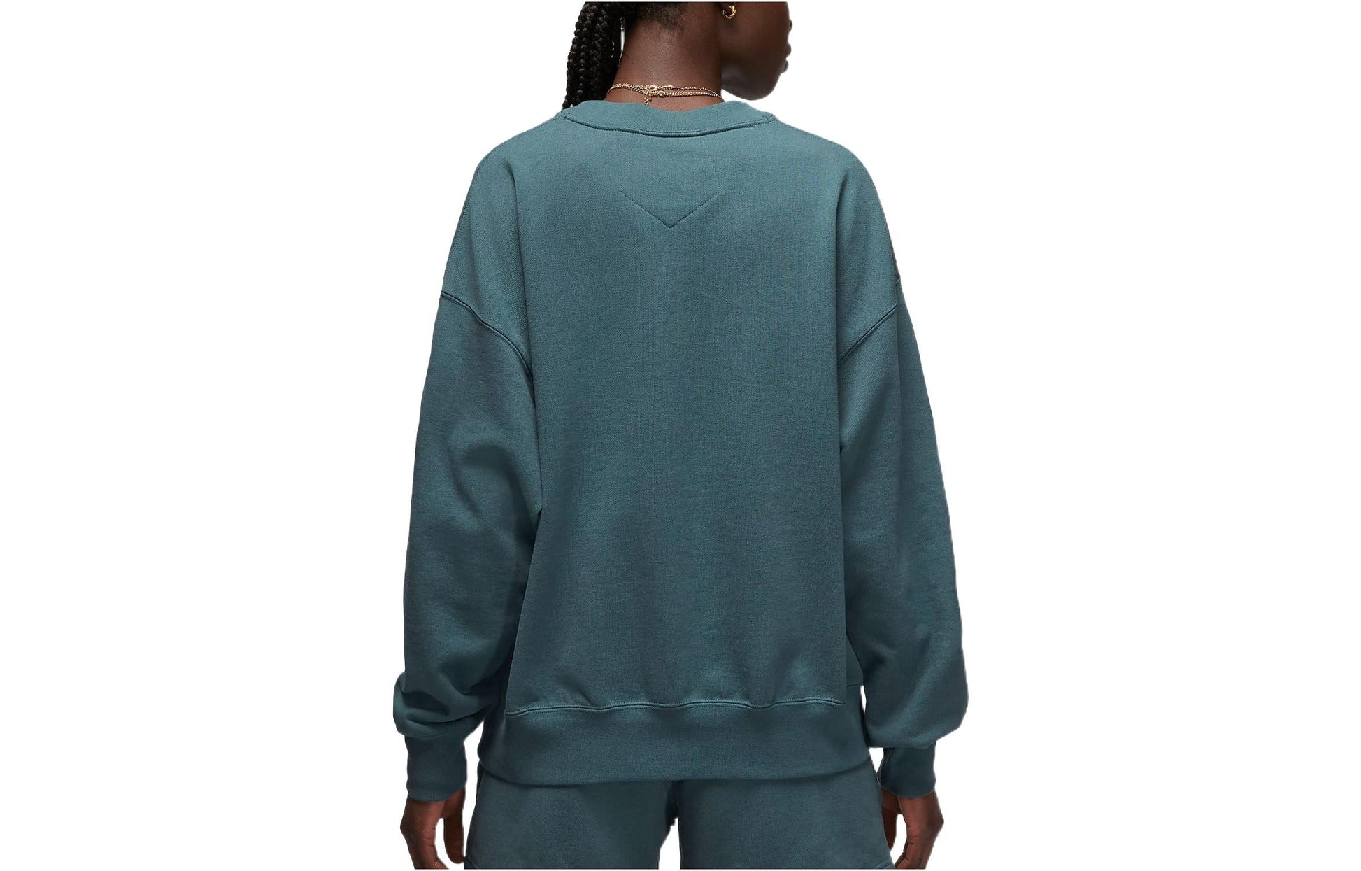 (WMNS) Air Jordan Essential Fleece Crew Top 'Ash Green' DM5190-058