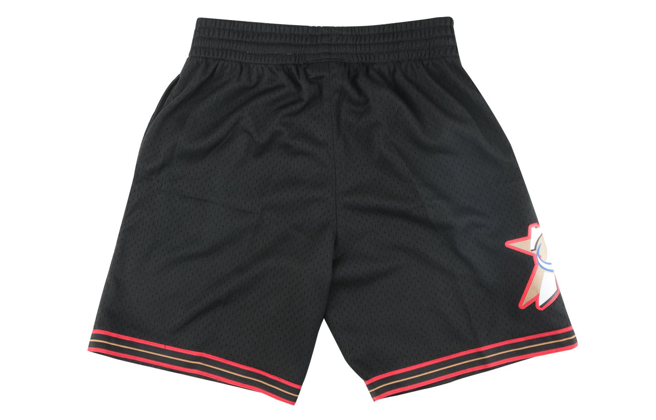 Mitchell & Ness NBA Swingman Shorts Philadelphia 76ers Road 2000-01 'Black' SMSHGS18248-P76BLCK00