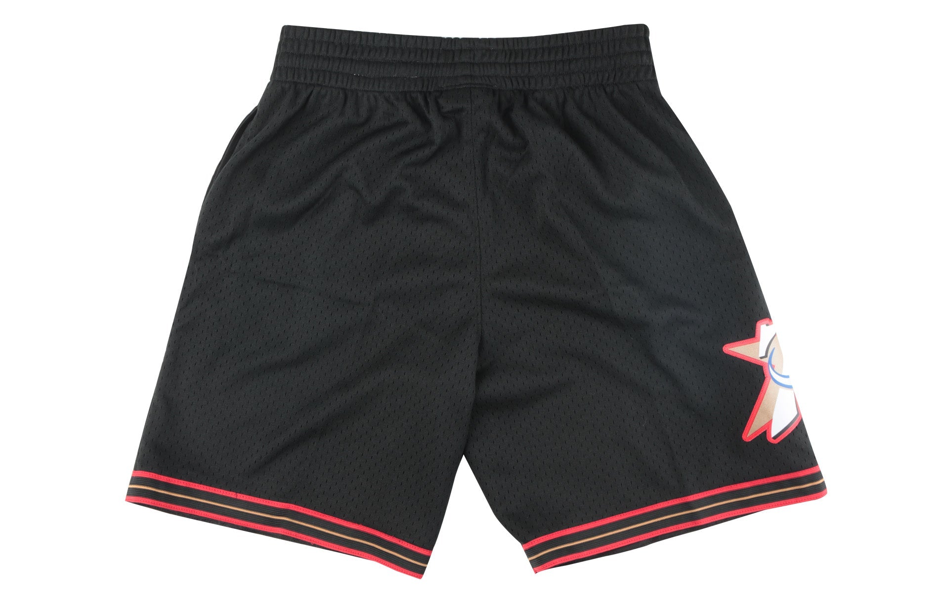Mitchell & Ness NBA Swingman Shorts Philadelphia 76ers Road 2000-01 'Black' SMSHGS18248-P76BLCK00