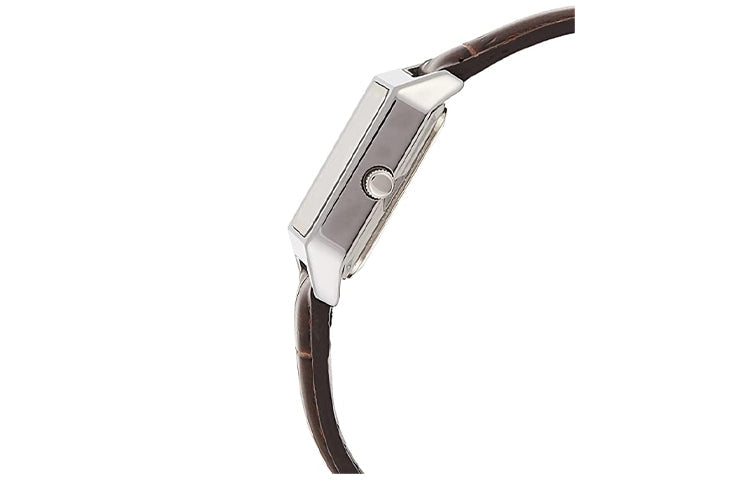 CASIOes Fashiones White/ Quartz Brown Analog LTP-V007L-7B2