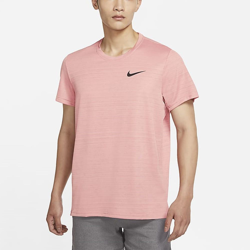 Nike Df Superset Top Ss Athleisure Casual Sports Running Round Neck Short Sleeve Pink Red Pinkred CZ1220-685