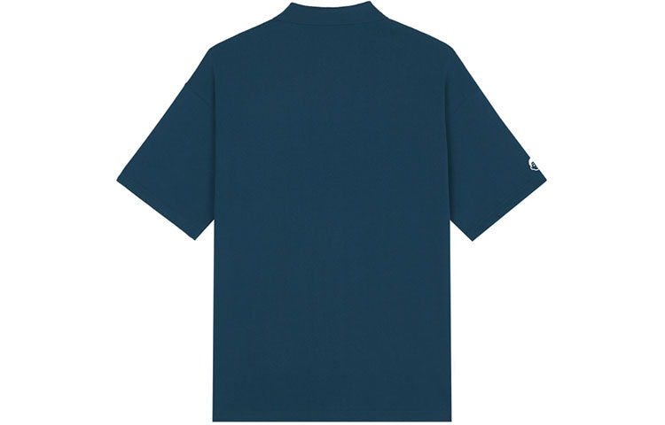 New Balance x Noritake Short Sleeve Polo Shirt 'Blue' AMT12386-ECL