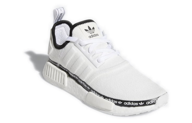 (WMNS) adidas NMD_R1 'White Tape Logo' FV7306