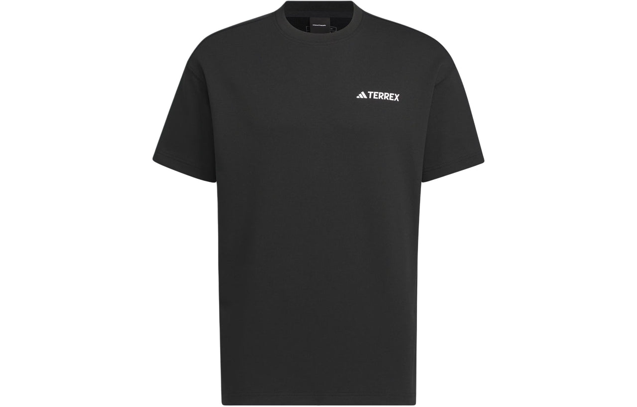 adidas National Geographic AEROREADY Graphic Tee Asia Sizing 'Black' IS9515