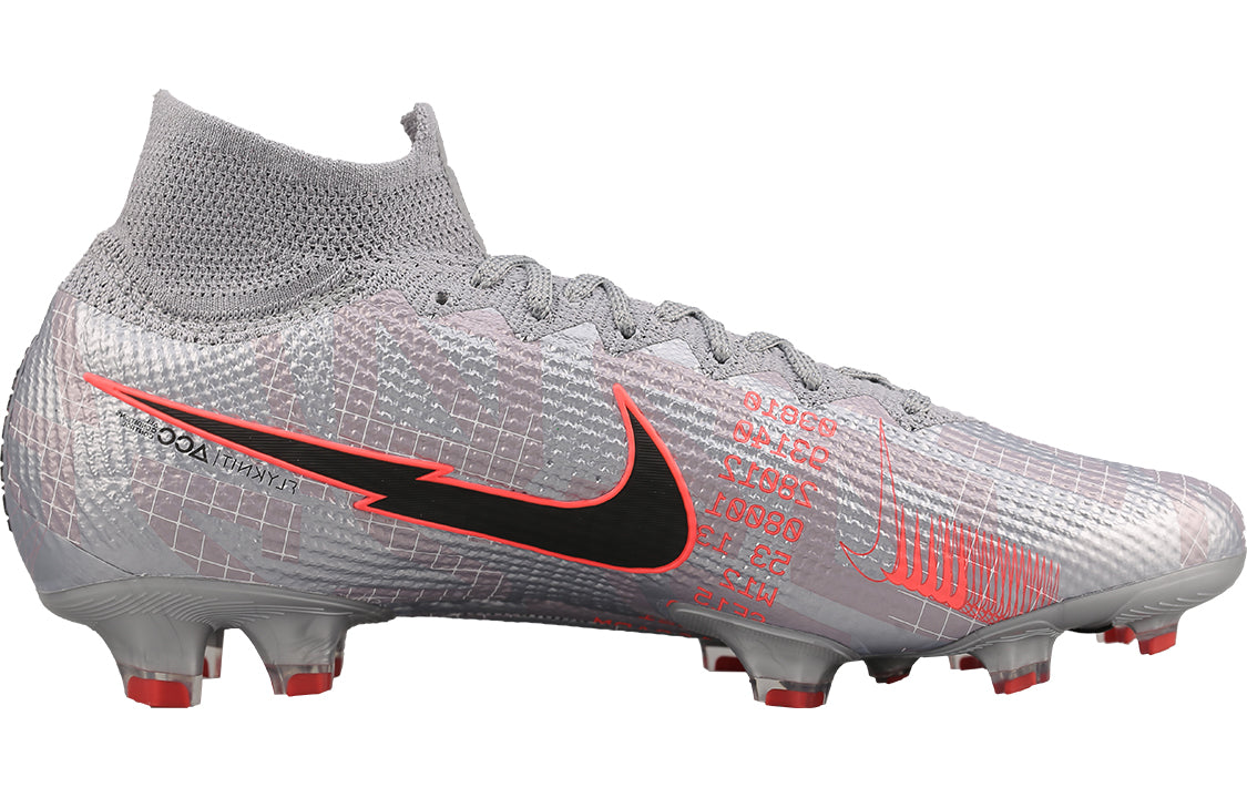 Nike Mercurial Superfly 7 Elite FG 'Metallic Grey Crimson' AQ4174-906