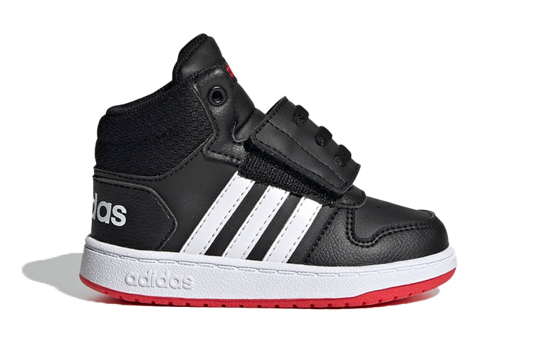 (TD) adidas neo Hoops 2.0 Mid 'Black White Red' FY9291