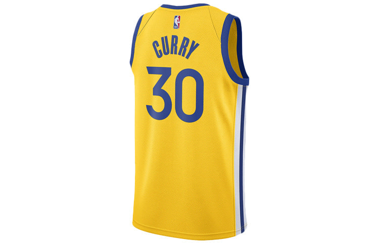 Nike NBA Swingman Jersey SW golden state warriors stephen curry Yellow AT9799-731