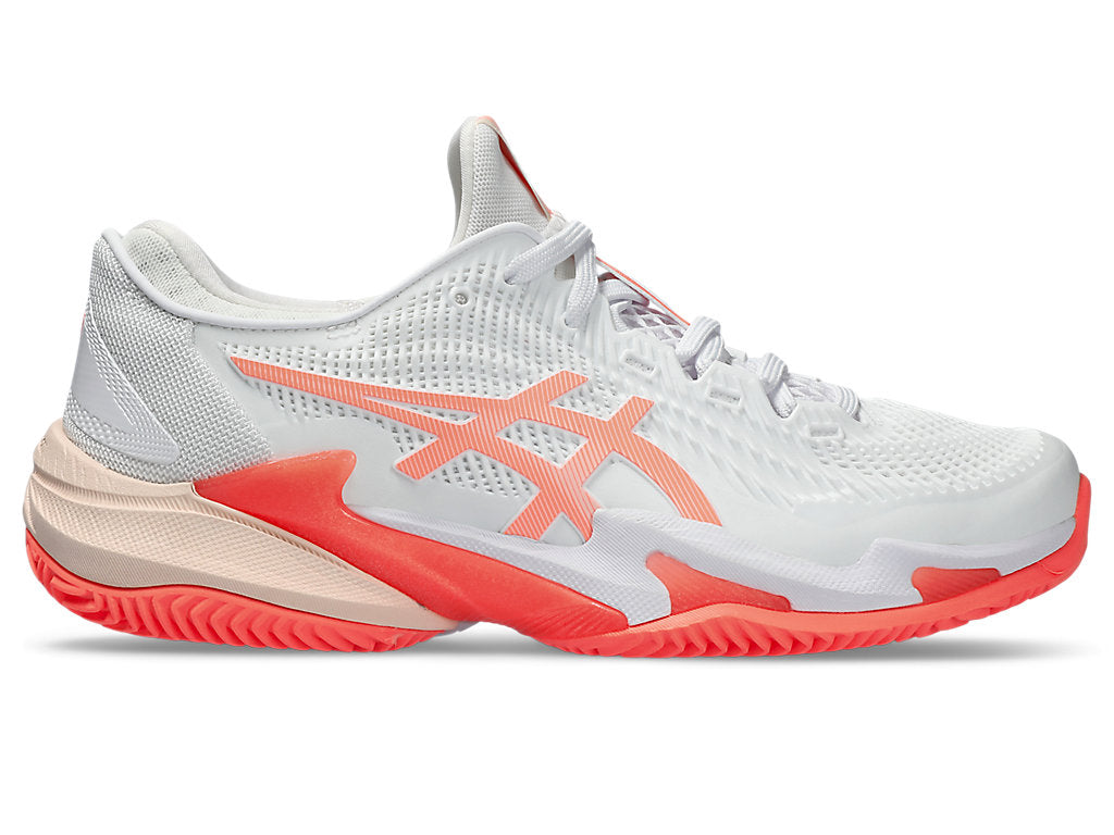 (WMNS) ASICS Court FF 3 Clay 'White Sun Coral' 1042A221-103