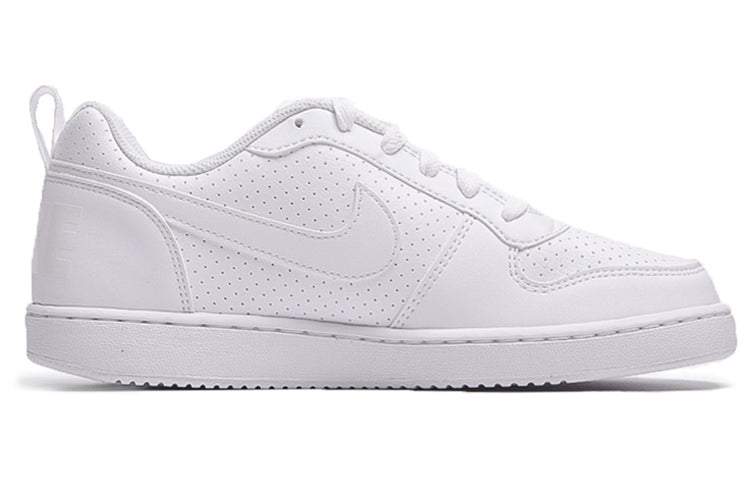 (GS) Nike Court Borough Low 'All White' AV3171-100