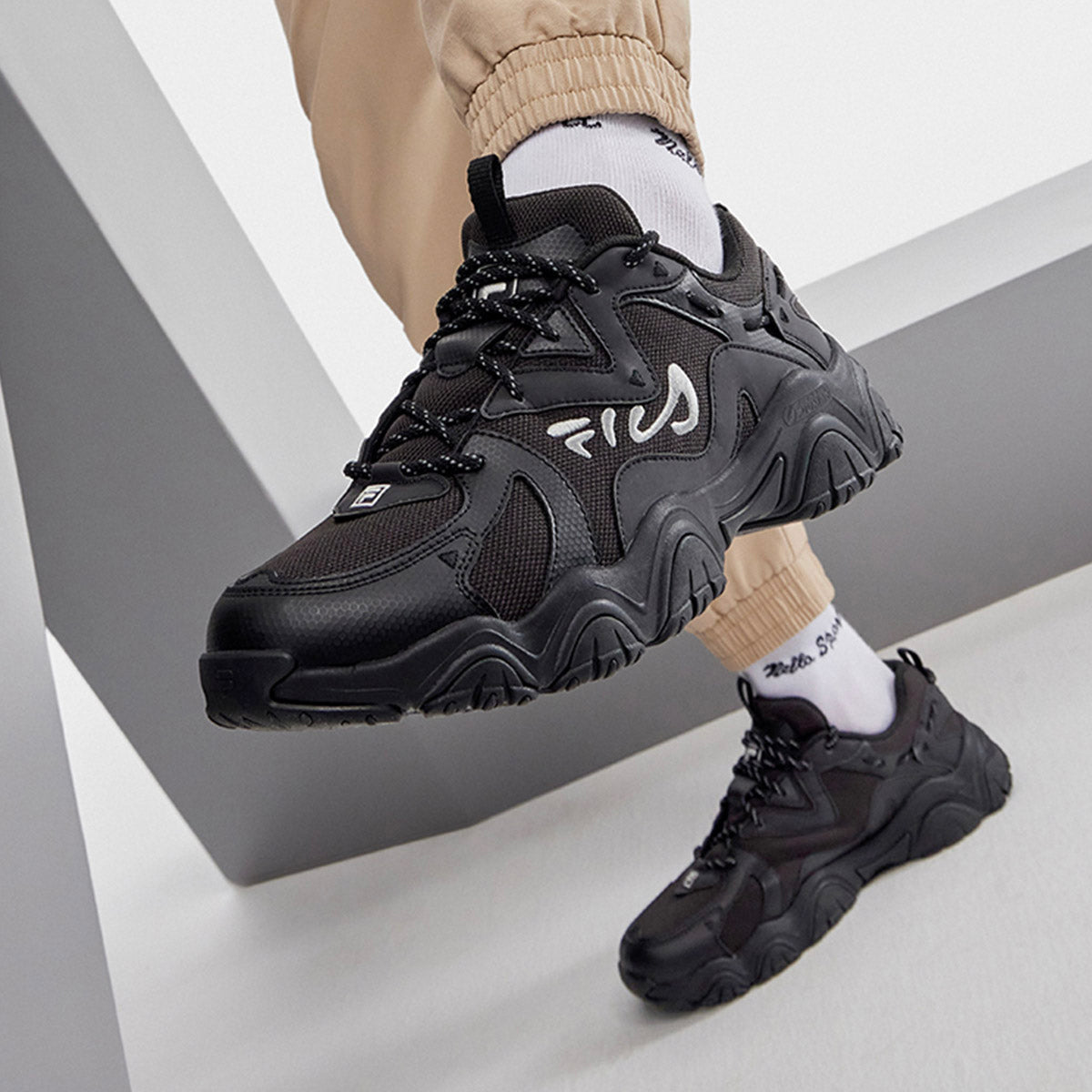 (WMNS) FILA Fluid 4 'Black' F12W312101FBK