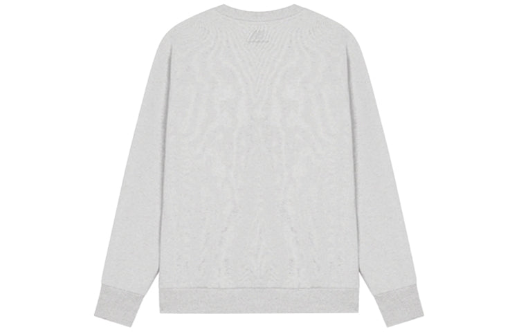 New Balance Logo Printing Round Neck Pullover Couple Style Gray 5CC17083-OA