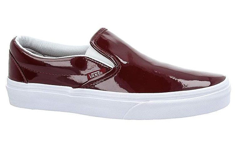 Vans Slip-On Low Tops Casual Skateboarding Shoes Red VN0003Z4IWO