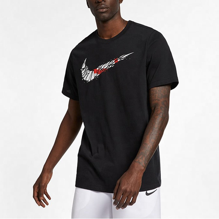Nike Dri-Fit Big Swoosh Basketball s T Men's Black BQ3658-010