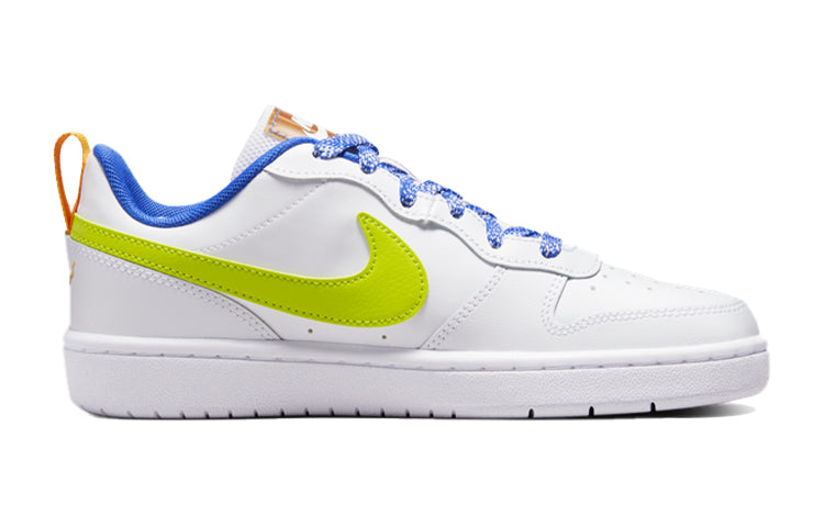 (GS) Nike Court Borough Low 2 SE 'White Atomic Green' DQ7770-100