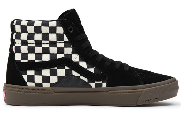 Vans Bmx SK8-HI Lightweight Non-Slip Wear-resistant Casual Skateboarding Shoes Black White VN0005V039L