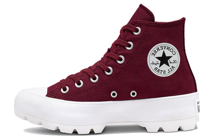 (WMNS) Converse Chuck Taylor All Star Lugged High 'Dark Burgundy' 566284C