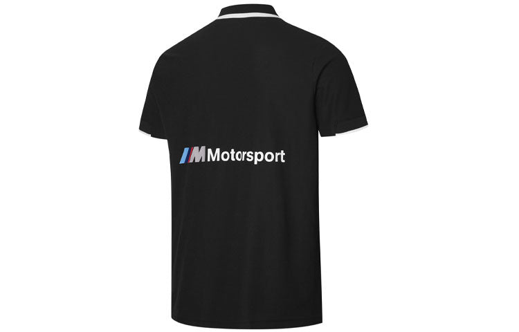 PUMA x BMW Motorsport Polo Shirt 'Black White' 596101-01