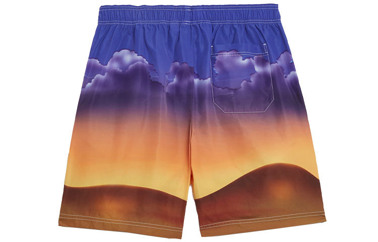 adidas originals x Kerwin Frost Crossover Cartoon Full Print Contrasting Colors Sports Shorts H66312