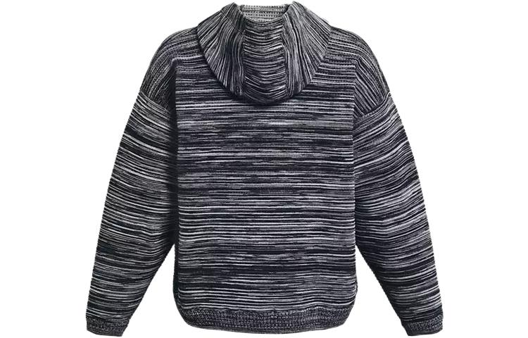 Under Armour RUSH IntelliKnit Hoodie 'Black White' 1376634-012