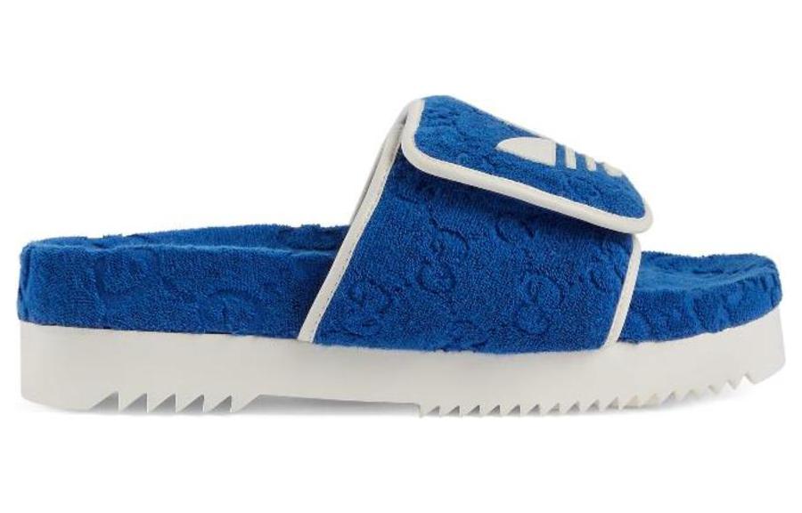 GUCCI adidas x GUCCI GG Platform Sandal ' Cotton Sponge' 702412-UU010-4160