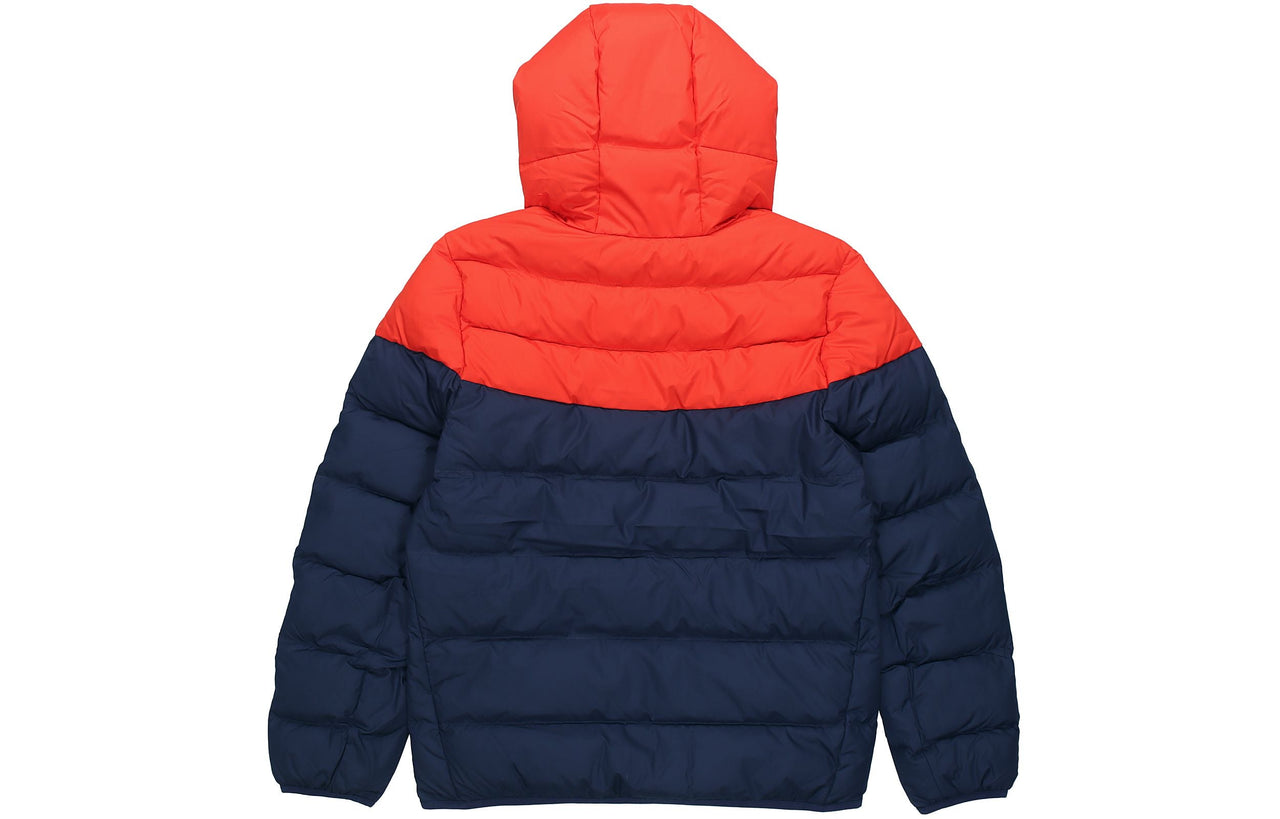 Men's Nike Logo Hooded Jacket Down Jacket Colorblock CU0226-673