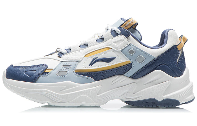 Li-Ning Retro Reflective Sneakers 'White Blue' AGCS417-3
