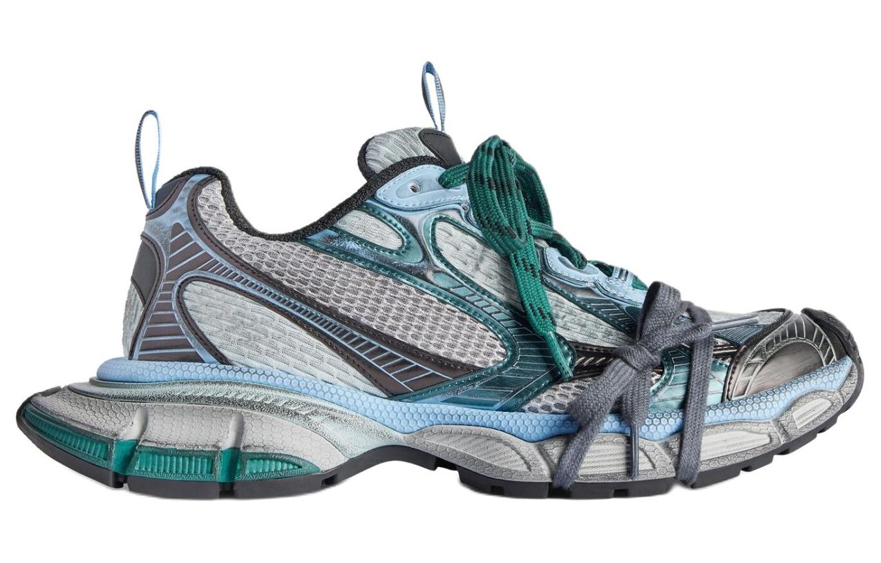 Balenciaga 3XL Sneakers 'Grey Blue Mesh' 734734W3XL53124