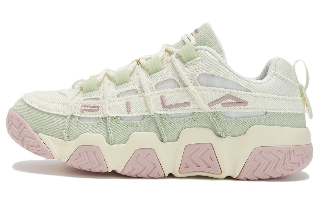 (WMNS) FILA Barricade Basketball Shoes 'White Green Pink' T12W333201FGS