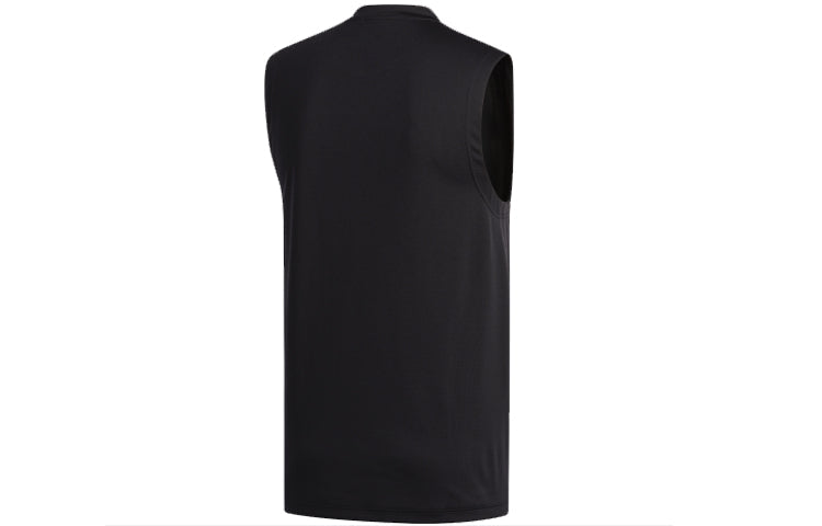 adidas Solid Color Training Sports Vest Black FL4317