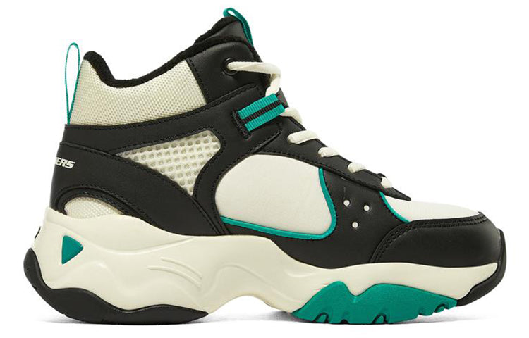 (WMNS) Skechers D'Lites 3.0 'Black Green White' 167266-BKNT