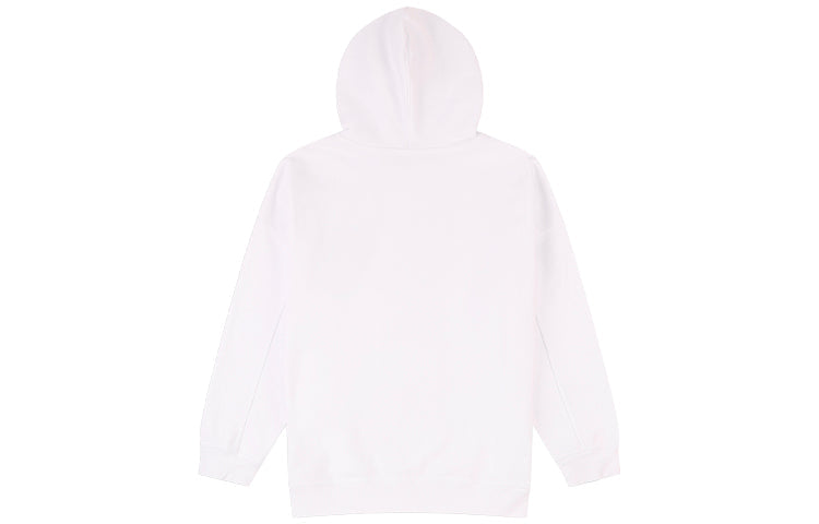 (WMNS) Levi's Alphabet Logo Pattern hooded Long Sleeves Hoodie White 34400-0011