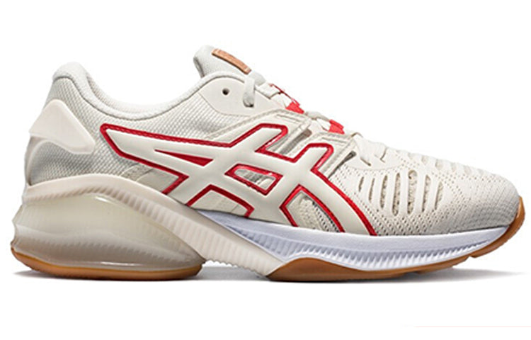 (WMNS) ASICS Gel Quantum Jin Shoes Birch 'White Red' 1022A291-201