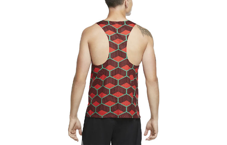 Nike AeroSwift Team Kenya Training Running Sports Vest Red CV0372-673