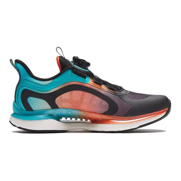 (GS) ANTA Running Series Sneakers 'Black Orange Blue' A312425577-5