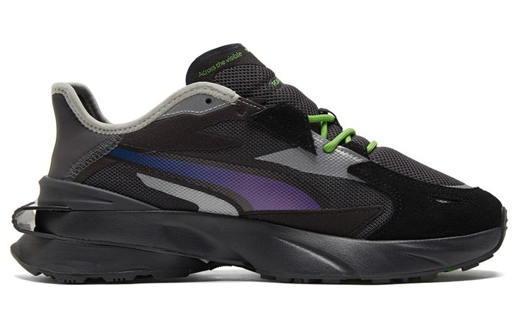 ROARINGWILD x PUMA Unisex Pwrframe Op-1 Sports Shoes Black 'Blue' 382110-01