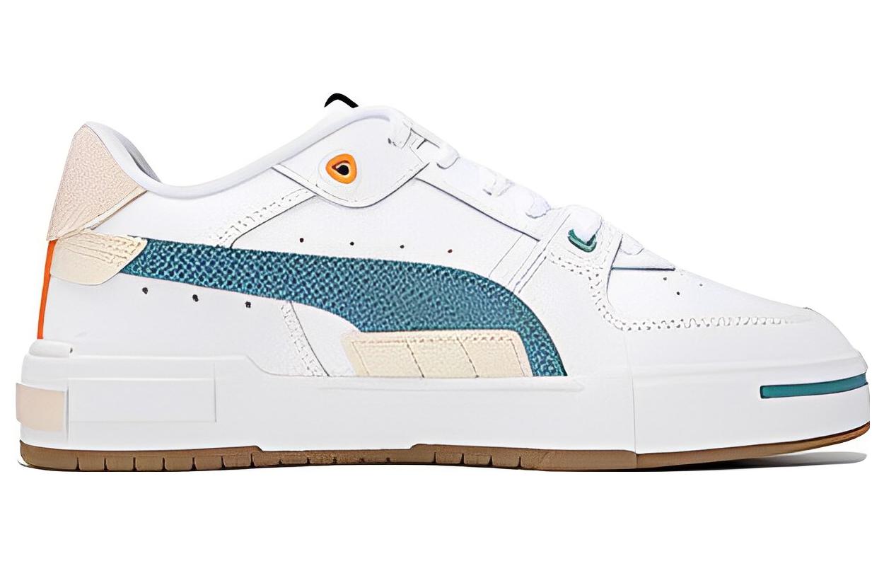 PUMA Skate Shoes 'White Brown Green' 393276-02