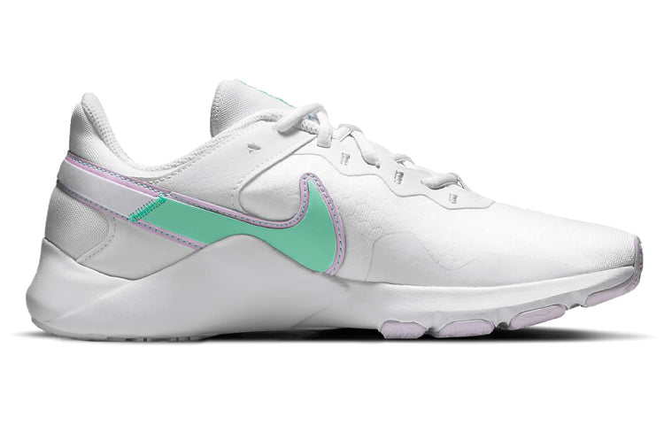 (WMNS) Nike Legend Essential 2 'White Green Glow' CQ9545-100