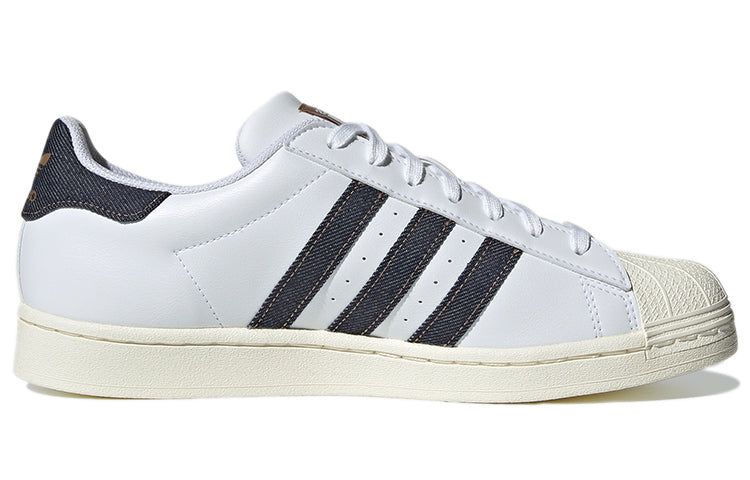 adidas originals Unisex Superstar Sneakers White/Blue GX5187