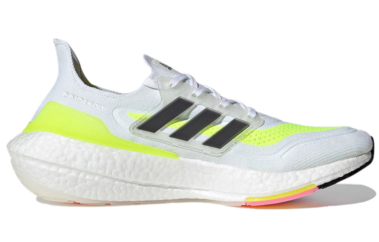 adidas UltraBoost 21 'White Solar Yellow' FY0377