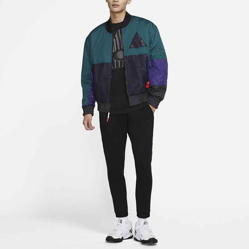 Men's Nike Colorblock Casual Sports Stay Warm Wear-Resistant Jacket CK6671-300