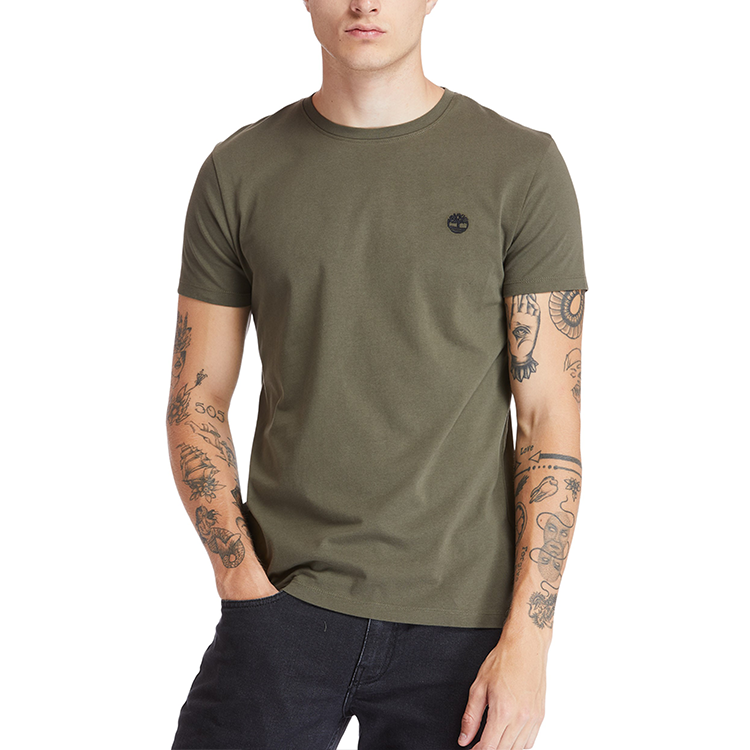 Timberland Causual Round Collar Male Green A2EKJA58