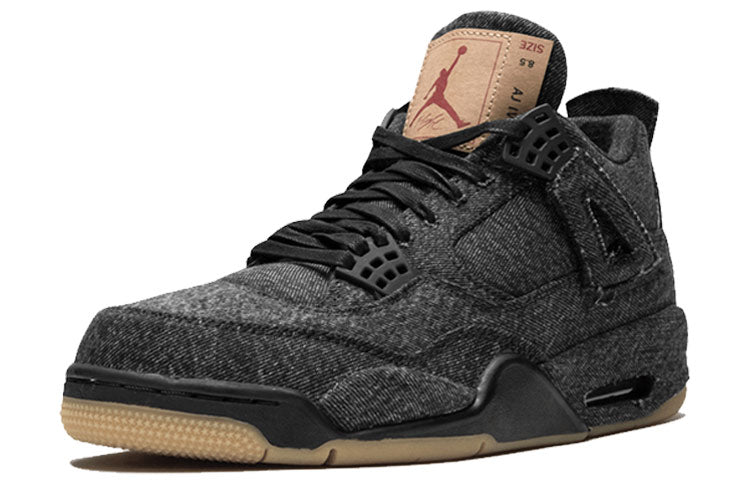 Air Jordan 4 Retro x Levi's 'Black Denim' AO2571-001