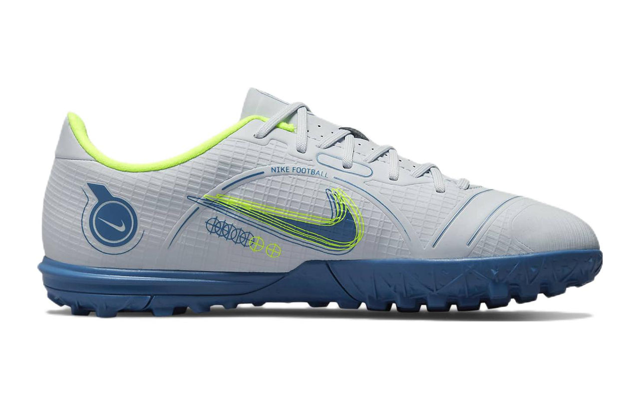 (GS) Nike Junior Mercurial Vapor 14 Academy TF 'Gray Blue Green' DJ2863-054