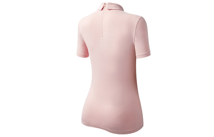 (WMNS) FILA Golf Sports Pink Polo Shirt A11W035156FLP