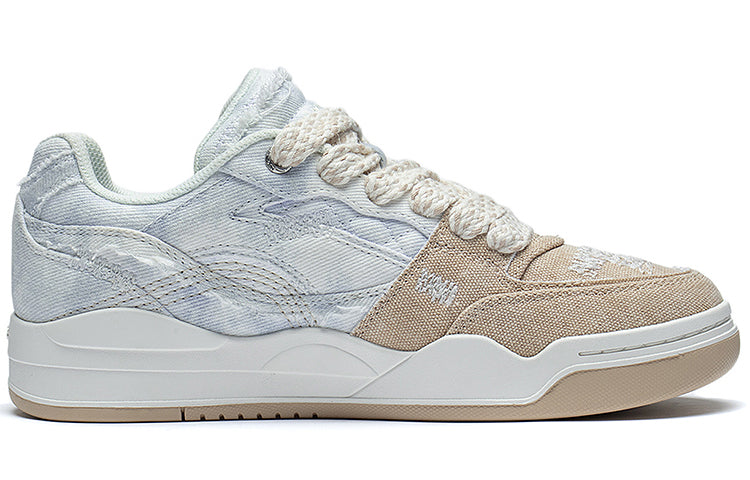 (WMNS) Li-Ning Moon White 'Grey Tan' AGCS427-6