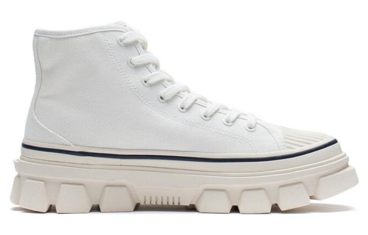 Li-Ning CF Classic Canvas Hi 'White Beige' AGCS206-1