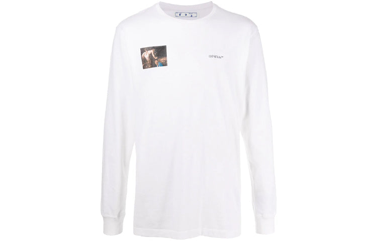 Off-White FW20 Arrows Mens Logo Long Sleeve OMAB001E20JER0060110